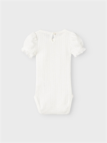 NAME IT Kortærmet Body Happy Cloud Dancer
